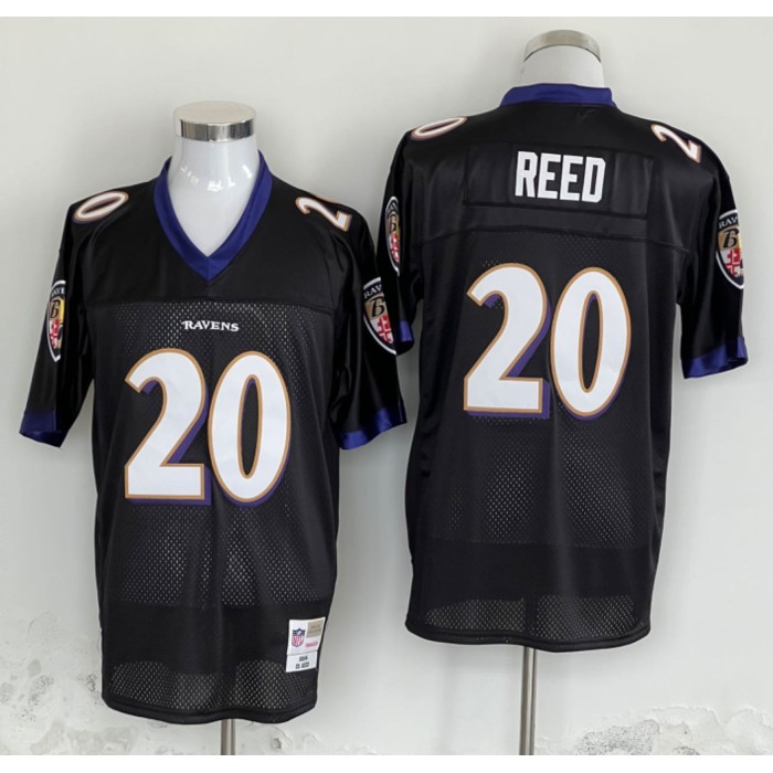 Jersey NFL Mitchell & Ness Baltimore Raves - Reed (Black)