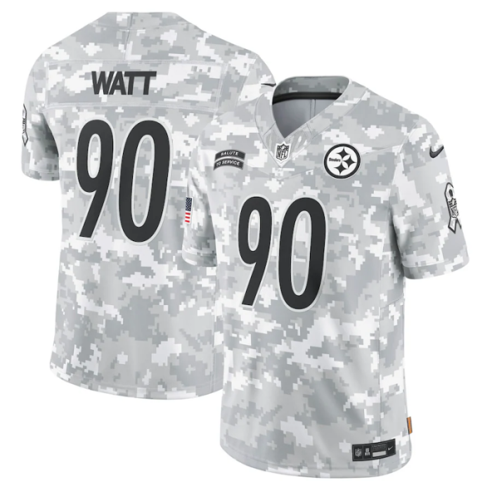 Jersey NFL Pittsburg Steelers Salute to Service Retired Player - T.J. Watt