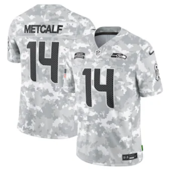 Jersey NFL Seattle Seahawks to Service Retired Player - Metcalf