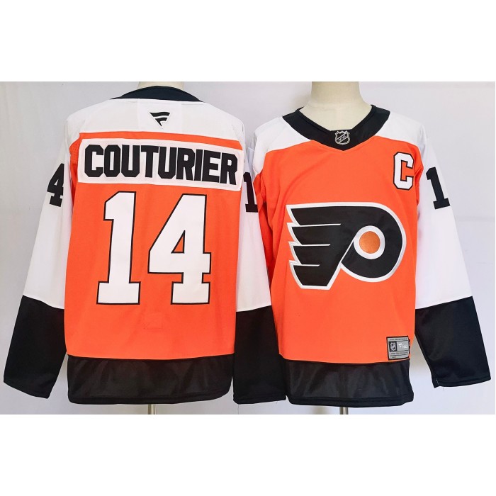 Jersey NHL Philadelphia Flyers Orange Home - Sean Couturier