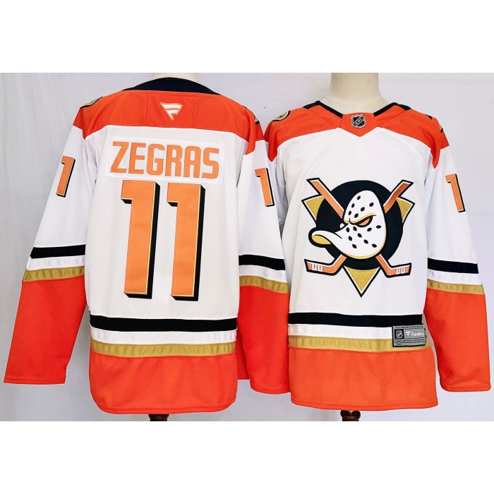 Jersey NHL Anaheim Ducks Orange - Trevor Zegras