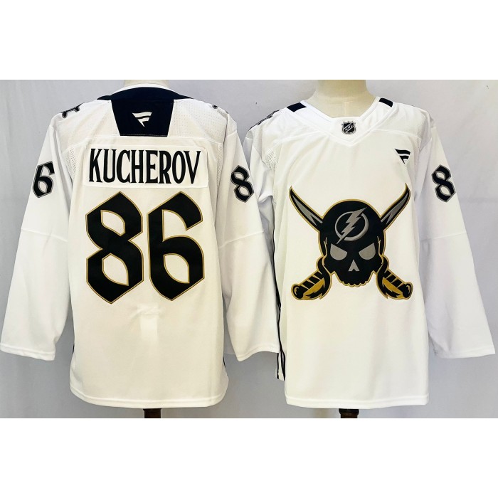 Jersey NHL Tampa Bay Lightning White - Nikita Kucherov