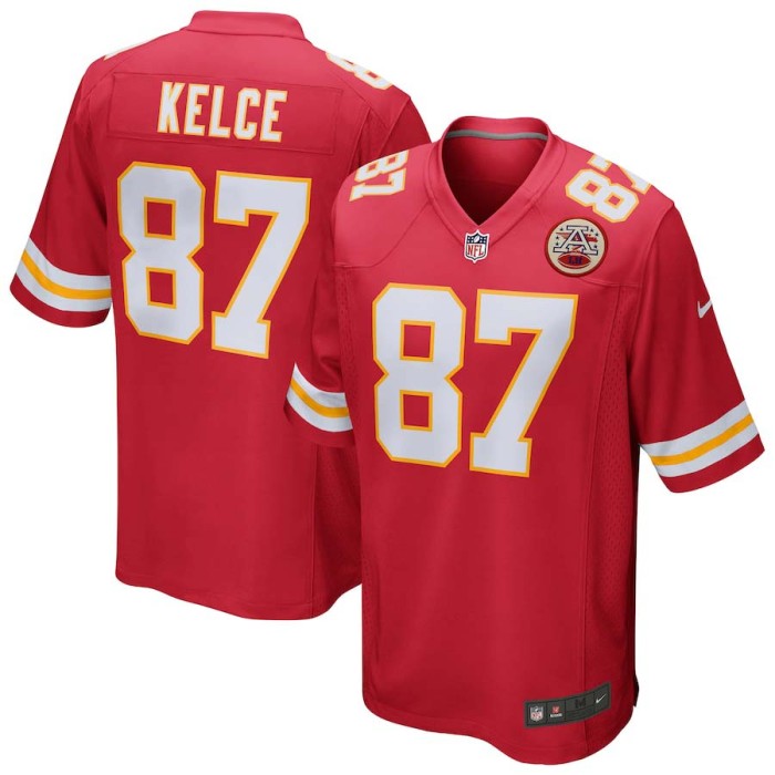 Jersey NFL Kansas City Chiefs Vermelha - Travis Kelce